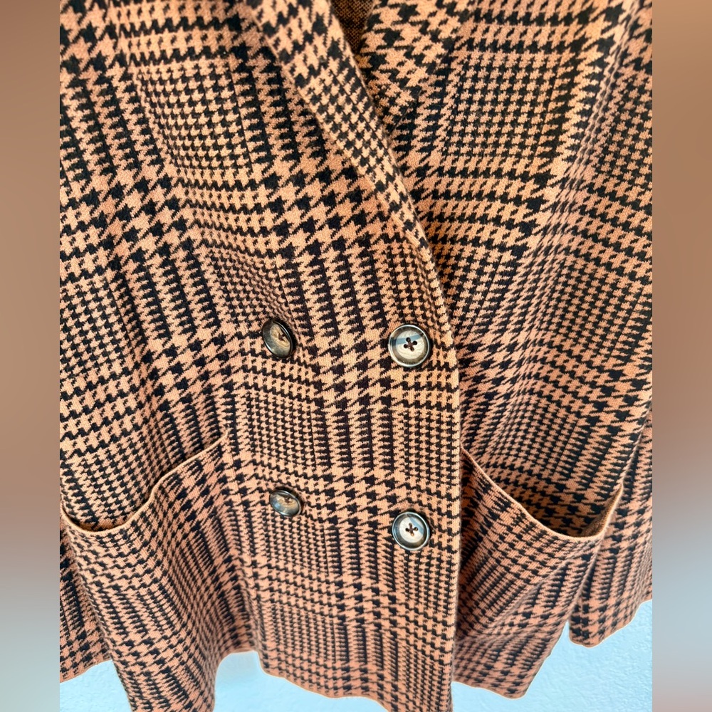 Truth By Republic Houndstooth Button Front Cardig… - image 3